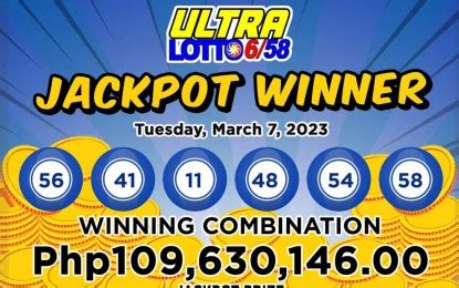extreme lotto|Ultra Lotto prize soars to P109 million .